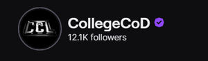 Image post by @CollegeCoD on Twitter