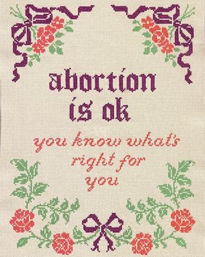 Image post by @shoutyourabortion on Instagram