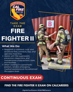 Image post by @calfirecareers on Instagram