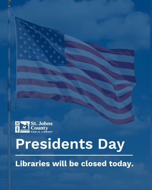 Image post by @stjohnscountylibrary on Instagram