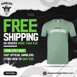 Image post by @austin_gamblers on Instagram
