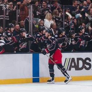 Image post by @BlueJacketsNHL on Twitter/X