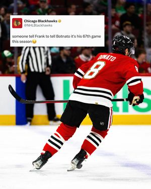 Image post by @nhlblackhawks on Instagram