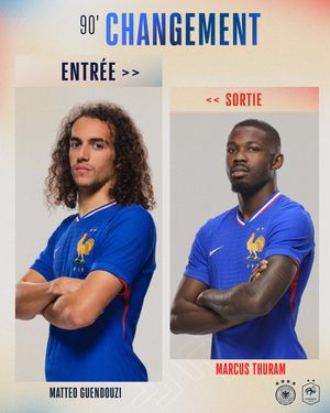 Image post by @equipedefrance on Twitter