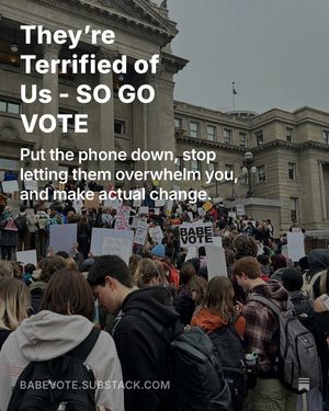 Image post by @babevote on Instagram