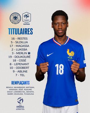 Image post by @equipedefrance on Twitter