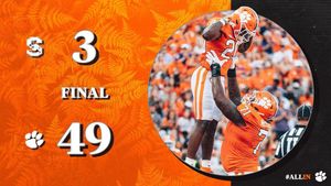 Image post by @clemsonfb on Instagram