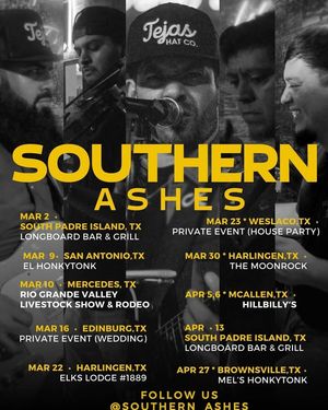 Image post by @SouthernAshesMusic on Facebook