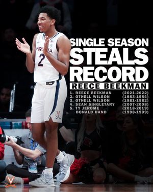 Image post by @UVAMensHoops on Twitter