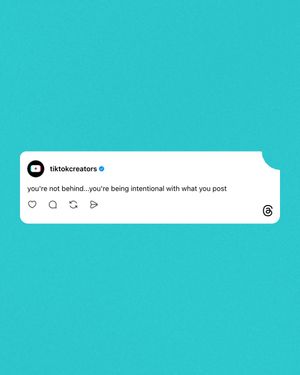 Image post by @tiktokcreators on Instagram