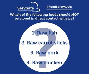 Image post by @ServSafeFacebook on Facebook