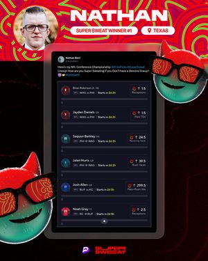 Image post by @PrizePicks on Twitter/X