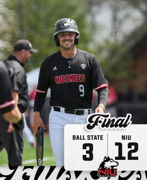 Image post by @NIU_Baseball on Twitter