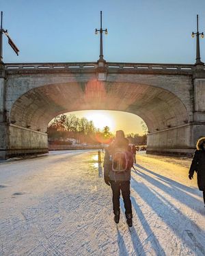 Image post by @rideaucanalskateway on Instagram
