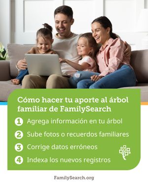 Image post by @familysearchesp on Instagram