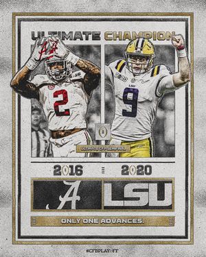 Image post by @CollegeFootballPlayoff on Facebook
