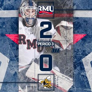 Image post by @RMUAthletics on Facebook