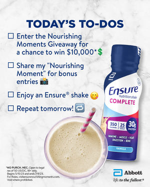 Image post by @ensure on Instagram