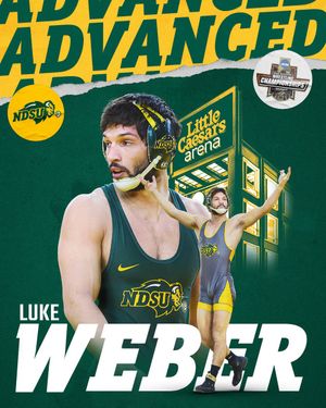 Image post by @NDSUwrestling on Twitter
