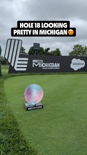 Video post by @livgolfleagueofficial on Facebook