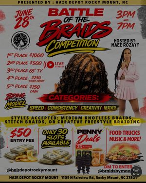 Image post by @braidsbymaeeee on Instagram
