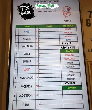 Image post by @athletics on Instagram
