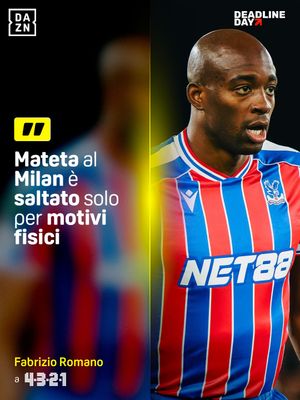 Image post by @dazn_it on Instagram