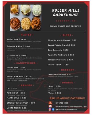 Image post by @rollermillssmokehouse on Instagram