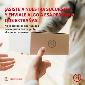 Image post by @cjexpress.paqueteria on Facebook