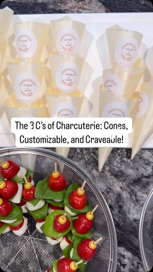 Video post by @Charcuterie Cones and Cups To Go on Facebook
