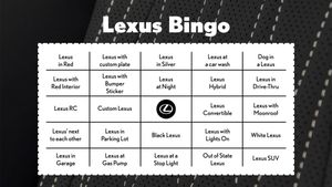 Image post by @Lexus on Twitter