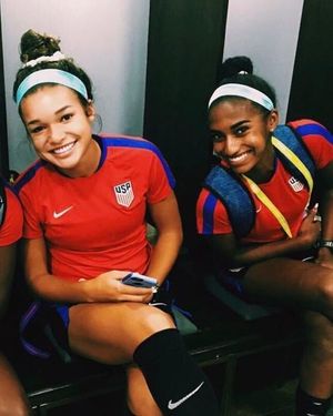 Image post by @USWNT on Twitter
