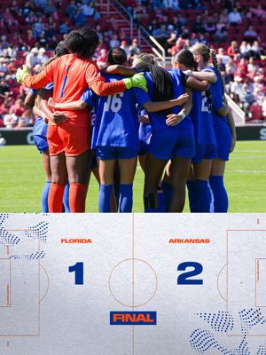 Image post by @GatorsSoccer on Twitter/X