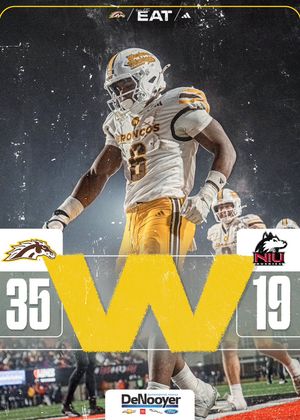 Image post by @WMU_Football on Twitter