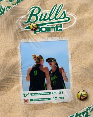 Image post by @USF_BeachVB on Twitter