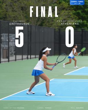Image post by @carmelhsgirlstennis on Instagram