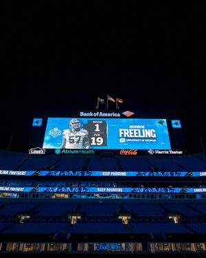 Image post by @panthers on Instagram