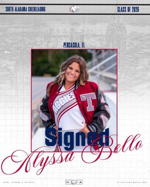 Image post by @southalabama.cheerleading on Facebook