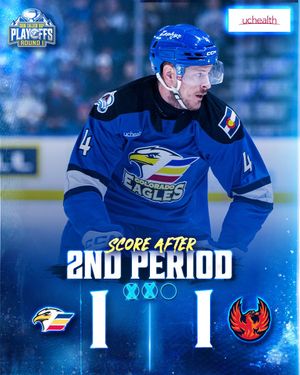 Image post by @ColoradoEagles on Twitter