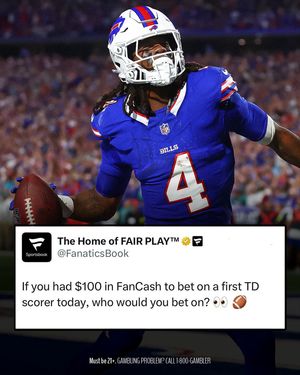 Image post by @fanaticssportsbook on Instagram