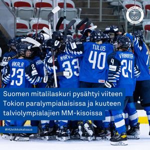 Image post by @olympicteamfinland on Instagram