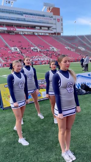 Video post by @corner_canyon_cheer on Instagram