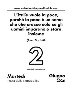 Image post by @calendarioimprenditoriale on Instagram