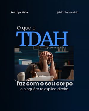Image post by @tdahfocoevida on Instagram