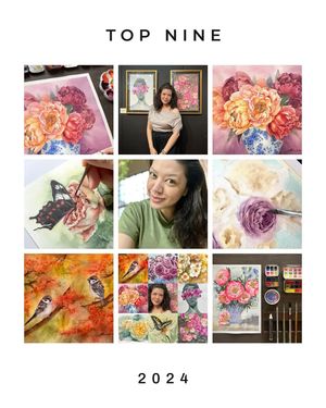 Image post by @brushstrokesbymichelle on Instagram