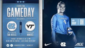 Image post by @uncvolleyball on Instagram