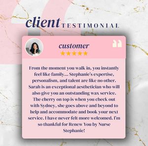 Image post by @renewyoubynursestephanie on Instagram