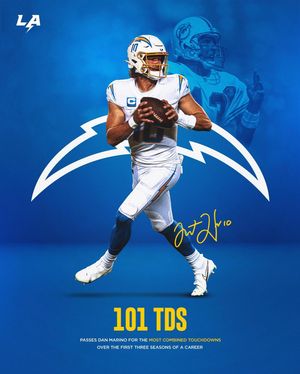 Image post by @chargers on Instagram