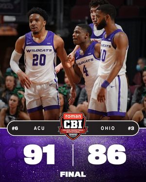 Image post by @ACU_MBB on Twitter
