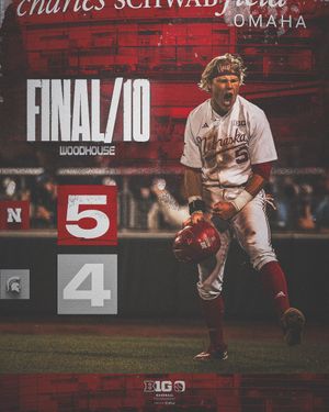 Image post by @HuskerBaseball on Twitter